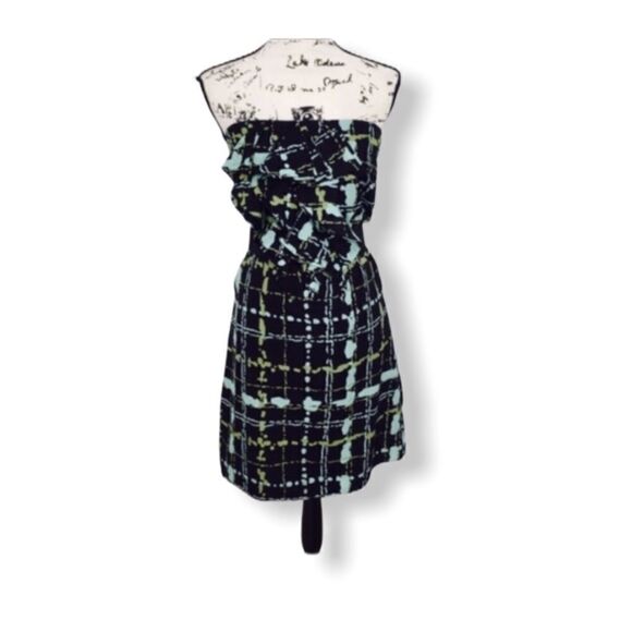 The Limited SZ 4 strapless front ruffle dress - Picture 1 of 4